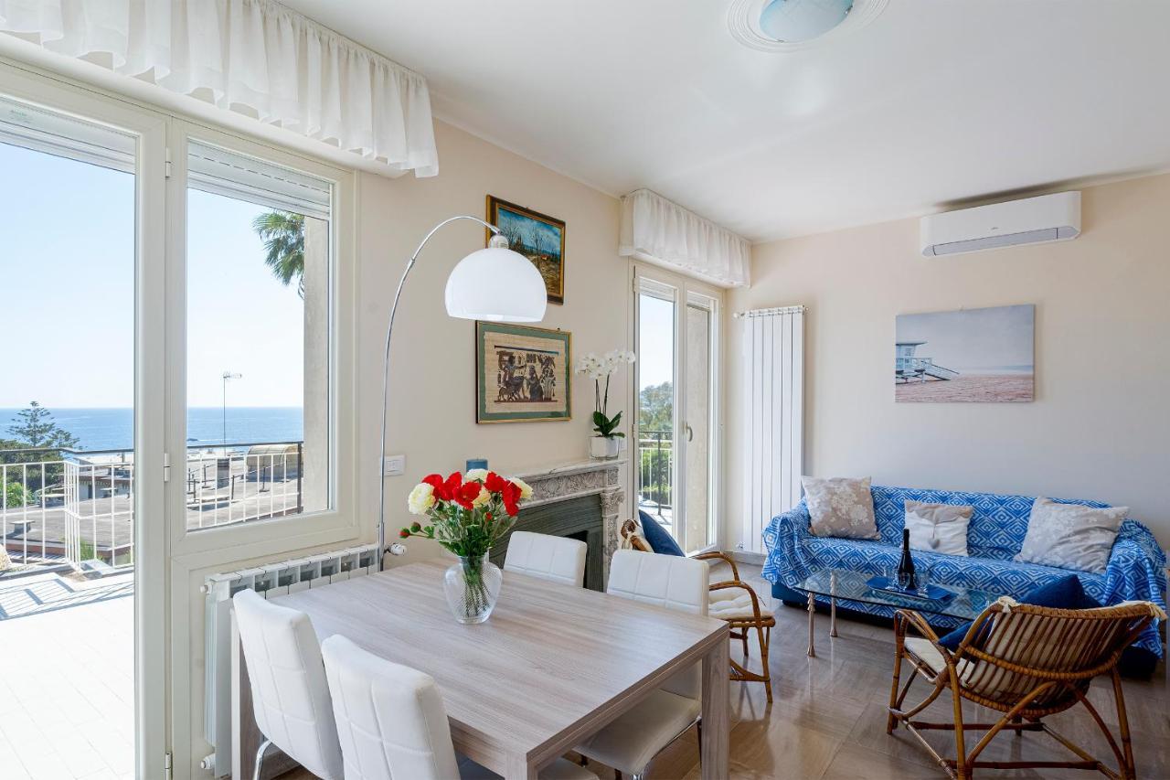 Tre Ponti Panoramic Seaview Apartment 산레모 외부 사진